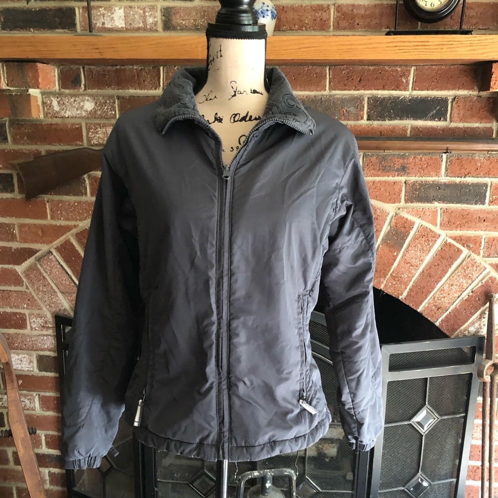Columbia charcoal zip up